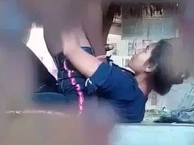 Real sex video of outdoor Valentine's Day sex in a bus stop