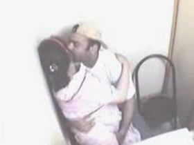 A romantic encounter of a Pakistani couple in a café