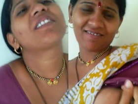 Desi aunty with big boobs gets naked in public