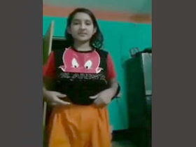 Naked Bengali girl pleasures herself with her fingers