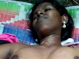 Local sex video of tribal couple in forest