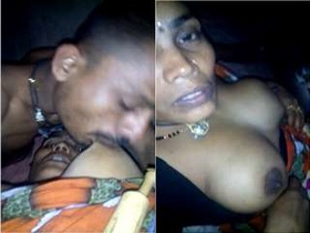 Exclusive video of desi bhabhi sucking Dewar's tits