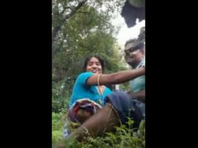 Indian pair engages in open-air intimacy