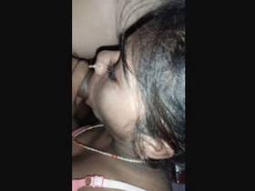 Rural matron performs oral sex and engages in intercourse in a village