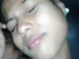 A girl is sexually penetrated in a vehicle