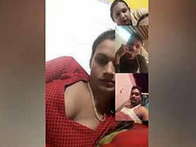 Indian girl with huge breasts enjoys video chat with fans