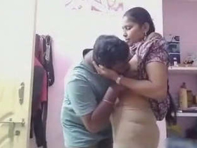 Tamil aunt refuses to suck cock but enjoys getting her breasts sucked