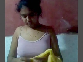 A village girl from India gets her body tightened in a steamy video