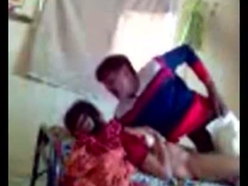 Elderly couple indulges in steamy sex in their home