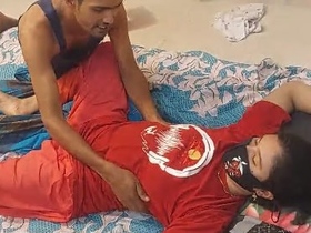 Elderly lady engages in intimate activities with her close companion in a sensual recording