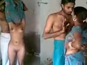 Punjabi bhabhi in red bangles gets caught in a scandal and moans loudly