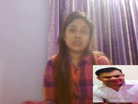Pakistani model Sadia Rehman's webcam chat session