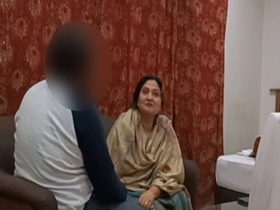 Desi Auntie's steamy sex scandal captured on MMS
