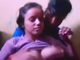 Sister and brother enjoy a steamy encounter with her big boobs