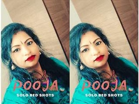 Puja Solo's intimate moment on the bed