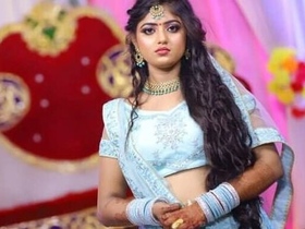 A seductive woman from Punjab reveals her breasts and intimate area