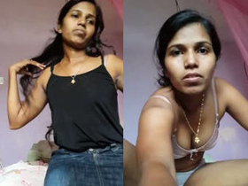 HD video of a Desi woman using a dildo for pleasure