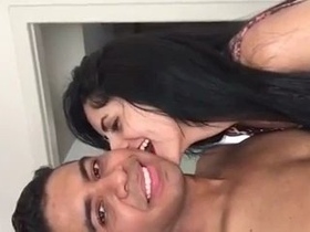 Steamy kissing sessions of an Indian couple captured on film