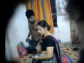 Bhabhi's afternoon quickie caught on tape