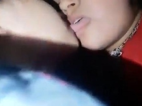 Two Indian friends indulge in sensual kissing and intimate touching