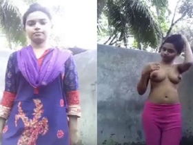 Tamil college girl Willlake's nude video featuring anal play