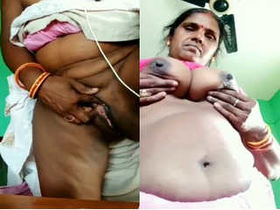 Indian desi bhabhi flaunts her big boobs and pussy in exclusive video
