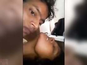 Amateur couple has steamy sex in hotel room, captured on camera