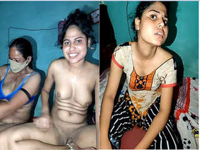 Exclusive Desi village girls in paid webcam show