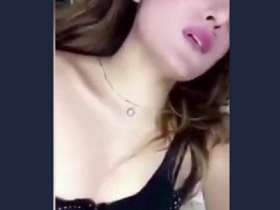 Desi beauty records intimate moment for social media