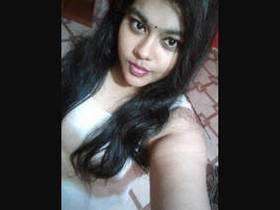 Aroused college student enjoys taking risqué self-portraits and recording herself for her older peers