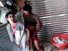 Local couple's sex video in a tin shed in Majuli, Bihar