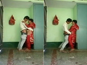 Exclusive Desi Bhabhi gets fucked in standing position