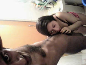 Desi couple indulges in passionate oral and vaginal sex in hotel room