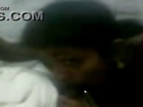 Tamil wife in period panties gets romantic in bed