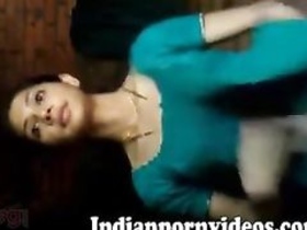Desi college girl gets naughty in a boyfriend's outfit