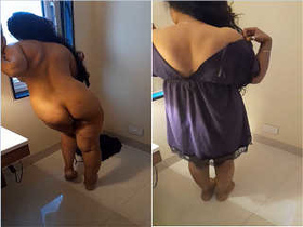 Exclusive video of Indian wife stripping for hubby