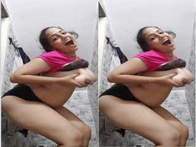 Indian amateur babe reveals her body in part 4
