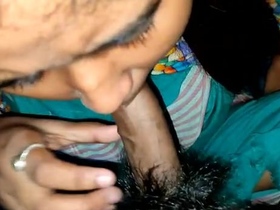 Bhabi's impressive deepthroating techniques on showcase