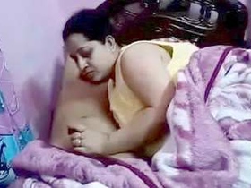 Intimate encounter with busty women in hotel