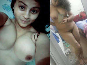 Muskan's nude video call with a sexy Indian college girl