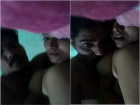 Bhabhi's husband gets rid of his dick as she gives him a blowjob