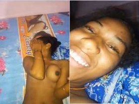 Exclusive video of shy Tamil girl gets naked in front of the camera