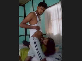 Desi village girl gives a blowjob