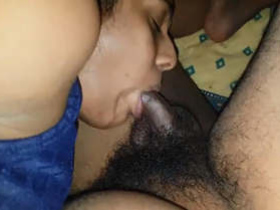 Part 1 of Bhabhi's erotic blowjob and fucking session