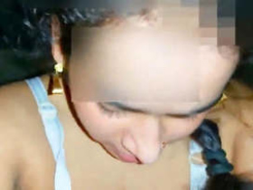 Wife rides hubby's dick in Hindi to save him from clear talk