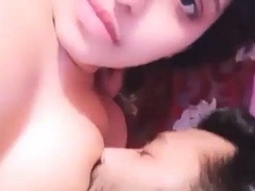 Desi Secretary's Boob Sucking and Sex with Boss in Real Video