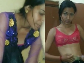 Hot Desi bhabi dresses up after sex