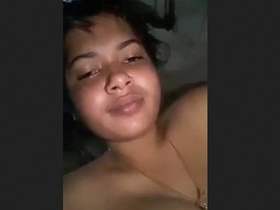 Indian wife with an enticing face and seductive charm