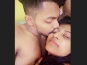 Naughty couple shares steamy MMS of sexy Asian babe