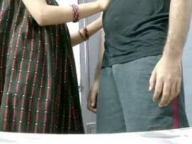 Indian mother and son have pleasant intimate encounter in Hindi